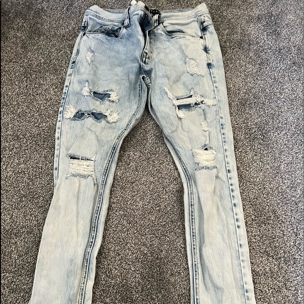 hardly worn jeans.